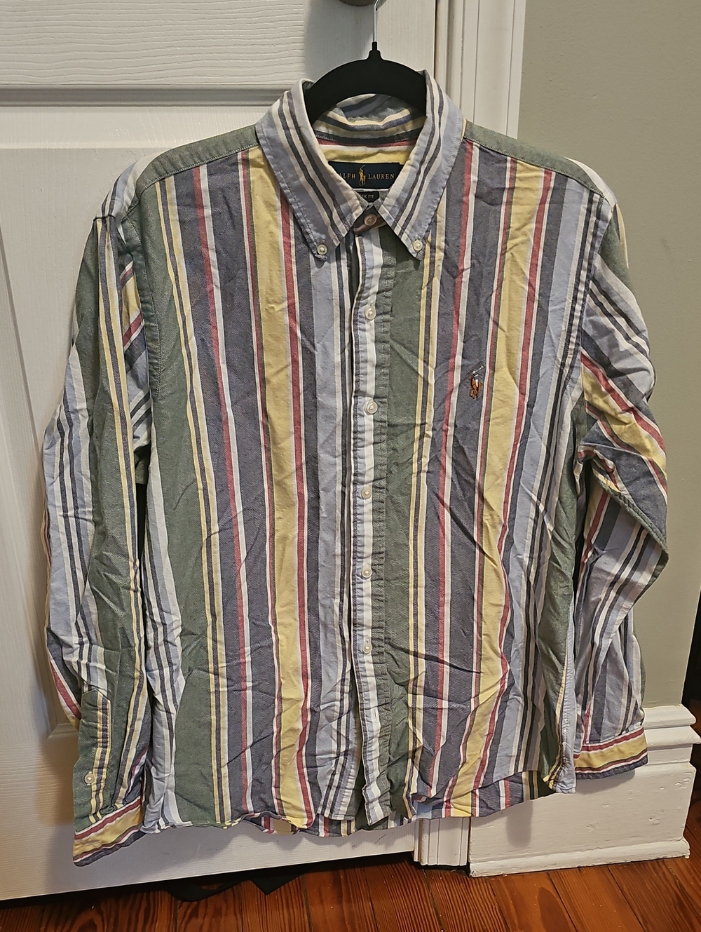 Ralph Lauren Multicolor Vertical Stripe Button-Down Shirt